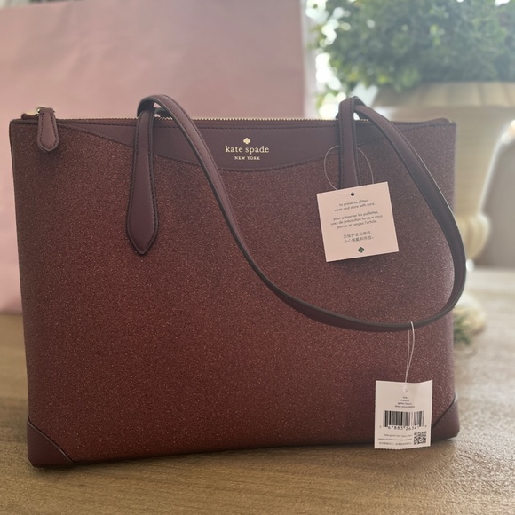 kate spade Handbags - 💕♠️NWT kate spade ♠️💕  Shimmy Tote Deep Nova